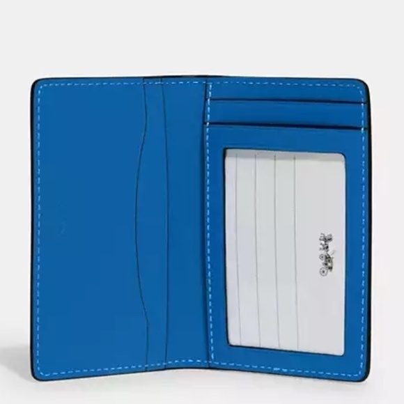 Coach ID Wallet Blue NWT - Picture 4 of 4